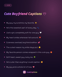 Cute Boyfriend Captions