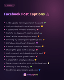 Facebook Post Captions