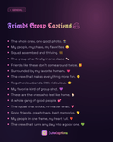 Friends Group Captions