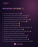 Mountain Captions